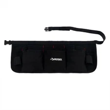 NEW 24in 13-pocket Black Canvas Waist Apron Adjustable Tool Belt Pocket Storage