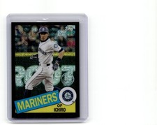 2020 Topps Black Refractor 35th Anniversary 1985 Ichiro /199 Seattle Mariners