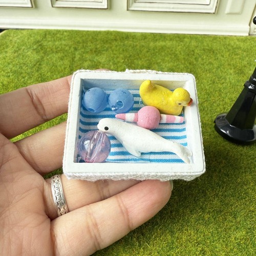 Dollhouse Miniature Box Doll Furniture Accessories for Bathroom Photo - Picture 6 of 7