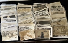 200 RPPC Real Photo Postcard BULK LOT People Locations Buildings Scenic