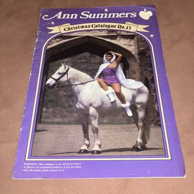 Ann Summers - 1986 Christmas Catalogue. Underwear, Negligee,Lingerie.Basque etc