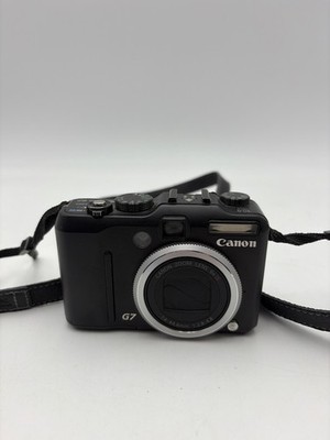 Canon PowerShot G7 Digitalkamera 10MP 6x Opt. Zoom Schwarz Sensorfleck