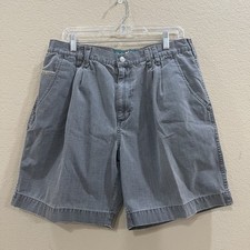 Vtg Big Dogs Cotton Gray Mens Cargo Shorts Sz 36 Summer Casual Comfy GorpcoreEUC