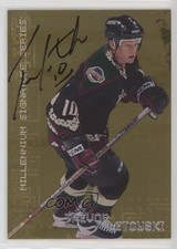 1999 ITG Be A Player Millennium Signature Series Gold Trevor Letowski Auto 1e15