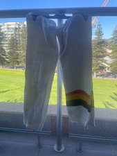 Ice Hockey Socks White Knit Socks Pack x 4 Pcs x 2 Pairs