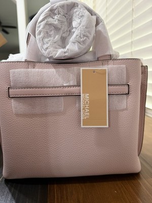 NEW MICHAEL KORS EMILIA SMALL SATCHEL CROSSBODY BAG IN  POWDER BLUSH 