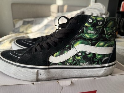 Supreme Skull Pile Glow in Dark Vans Sk8-Hi Pro SS18 Size: 11.5