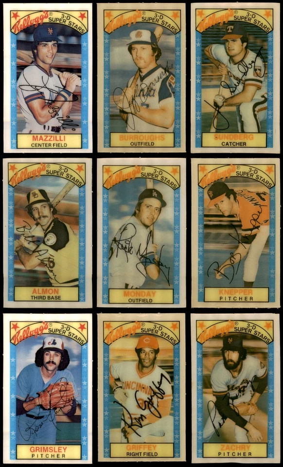 Juego completo de béisbol Kelloggs 1979 7 - casi nuevo 6874085 Foto 4 de 4