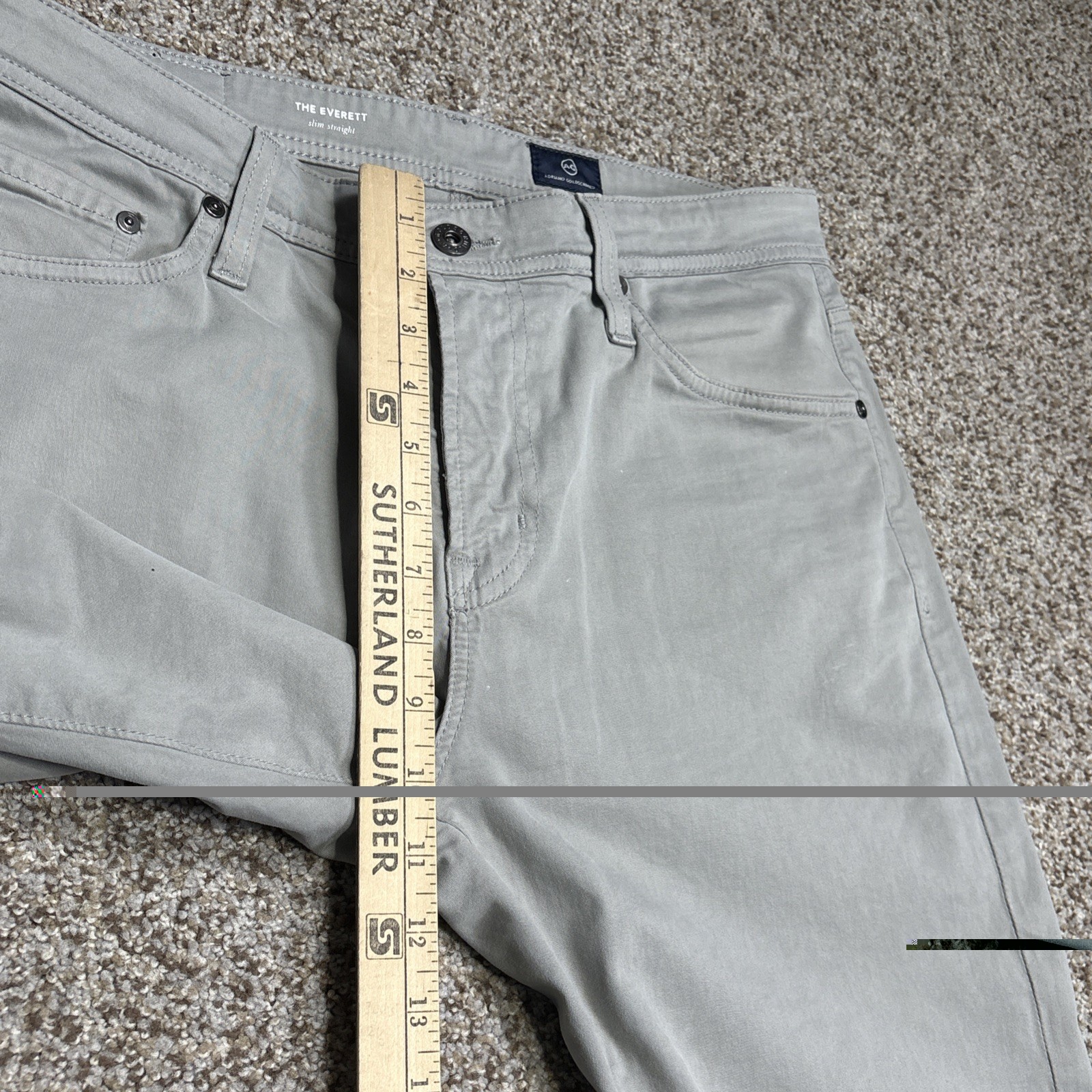 AG Adriano Goldschmied The Everett Slim Straight Pants Mens 32x32 Fits 33 X 31 - View 9