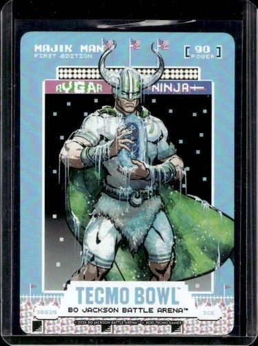 2026 Battle Arena Tecmo Bowl Majik Man 1st Scoreboard Battlefoil #SB529
