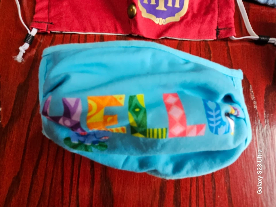 Lot of 6 Disney Face Masks Adult Size Reusable Mickey, Star War - Image 2 of 4