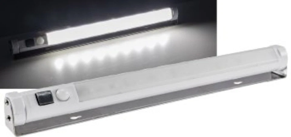 ChiliTec LED Unterbauleuchte mit Bewegungsmelder Batteriebet., 9 SMD LEDs, 80lm, - Bild 1 von 1