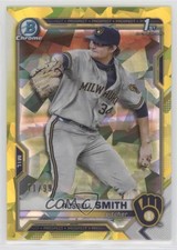 2021 Bowman Chrome Draft Sapphire Edition Yellow 71/99 Russell Smith 0c6