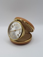 Europa 2 Jewels Vintage Travel Alarm Clock Collectable Made In Germany