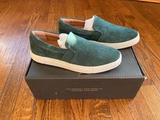 BRAND NEW IN BOX Frye Ivy Suede Slip On Sneakers Pine W7