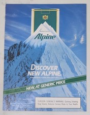 alpine tobacco company Alpine Collectible Tobacco Cigarettes for sale
