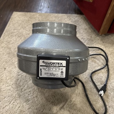 Vortex Powerfan 8'' Model VTX800 Industrial Inline Duct Fan
