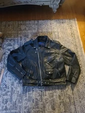 Vance usa leather Motorcycle Jacket Size 44
