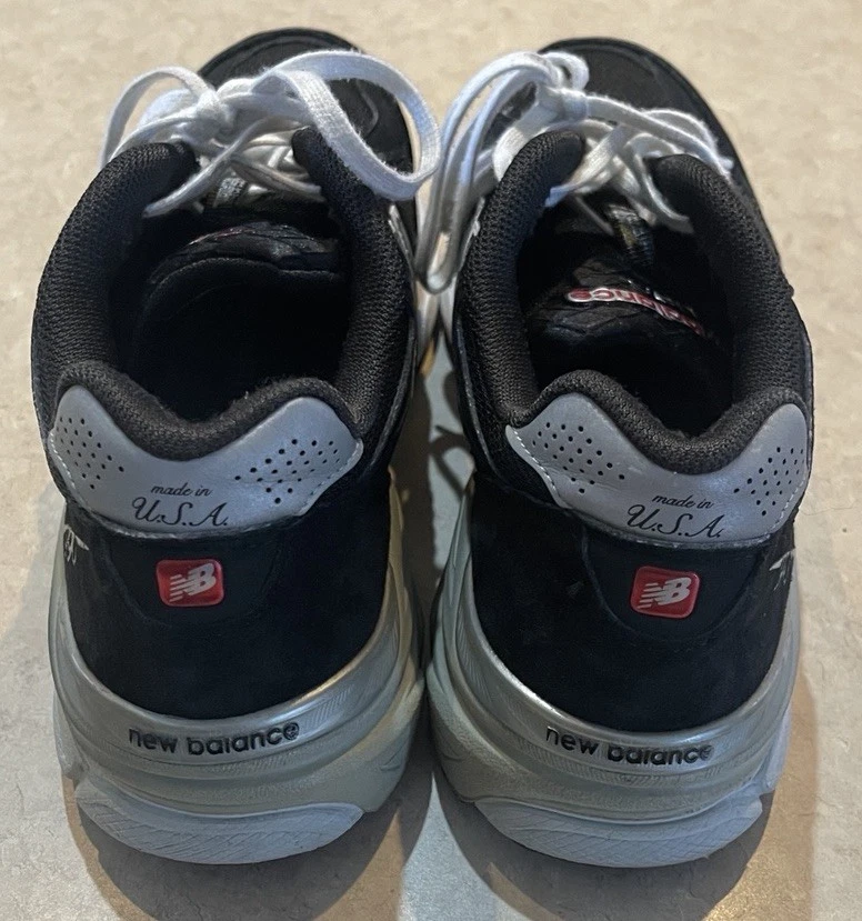 New Balance 990v3 Zapatos Para Mujer Talla 10 2A Negros Hechos en EE. UU. ENCAP Correr Gamuza Foto 4 de 4