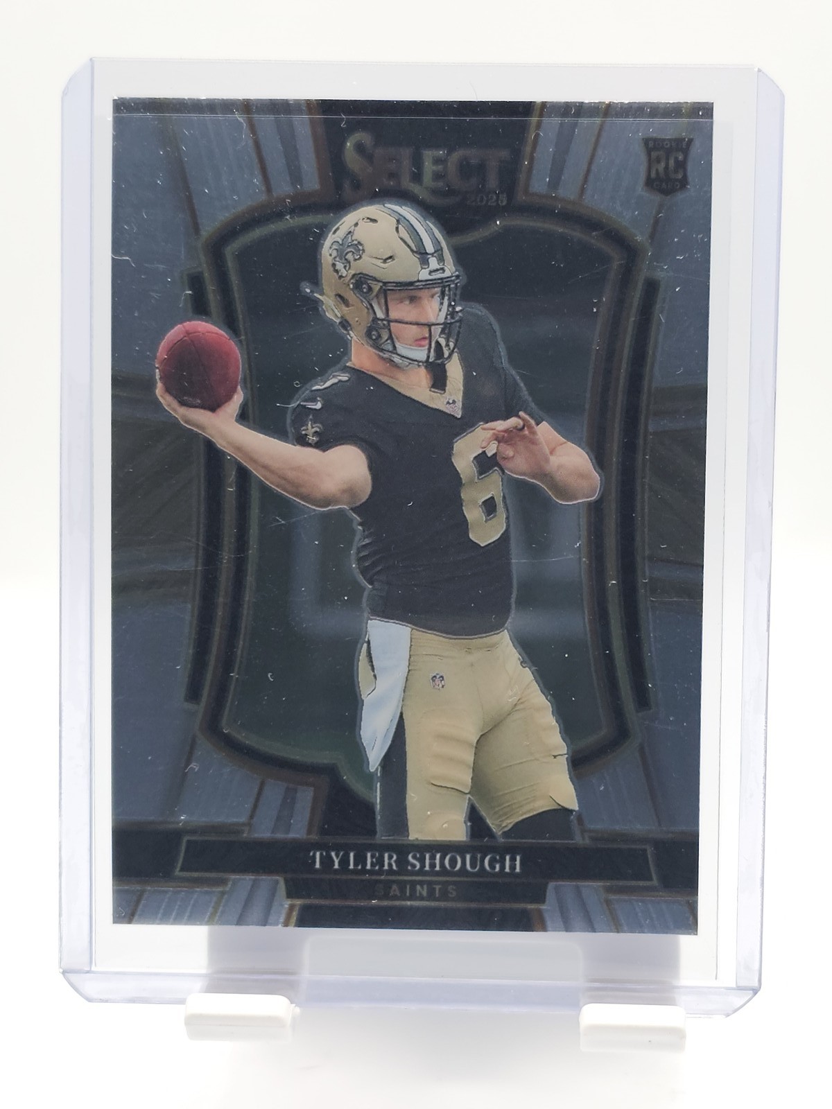 TYLER SHOUGH 2025 SELECT PREMIER LEVEL ROOKIE #141 SAINTS FOOTBALL Q7063