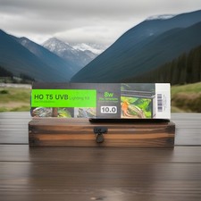 8W T5 HO UVB Reptile Light Fixture Kit Terrarium Hood Light with Reptile Light