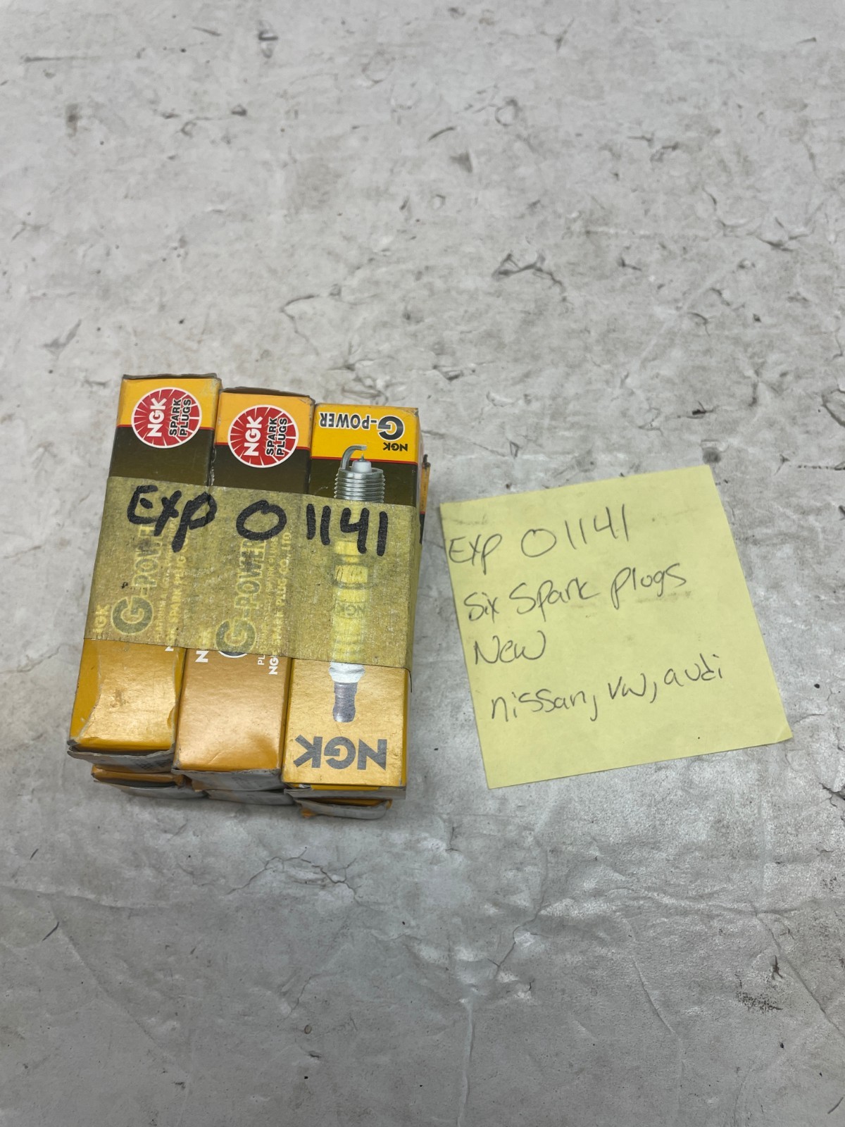 SIX NGK G-Power Platinum Spark Plug BPR5EGP For Nissan D21 VW Dasher Audi Fox XJ