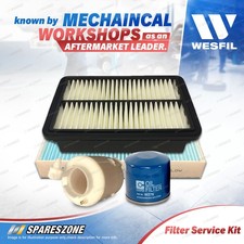 Wesfil Oil Air Fuel Cabin Filter Service Kit for Hyundai Kona OS 2.0L 2017-2023