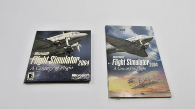 Microsoft Flight Simulator 2004 Century of Flight PC CD-ROM 4-Disc Set Complete