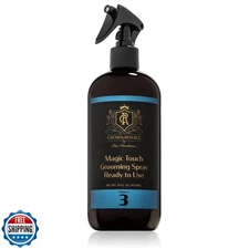 Crown Royale Magic Touch Formula 3 Pet Grooming Spray Ready-to-Use, No Heavy 