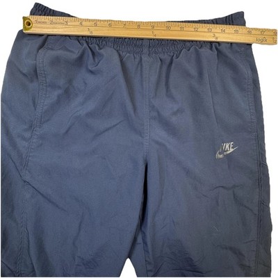Nike Sportswear Pants Mens Large Blue Track Athletic Mesh Lined Elastic Waist