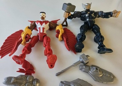 Marvel Super Hero Mashers 6'' Action Figures: Thor & Falco!