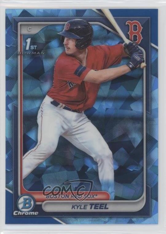 2024 Bowman Sapphire Edition Chrome Prospects Kyle Teel #BCP-48 0v6i
