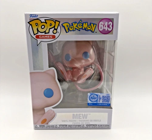 Funko Pokémon Mew Pearlescent Pokemon Center Exclusive 643 - Brand New