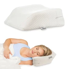 Therapeutica Cervical Orthopedic Foam Travel Pillow - Neck Support Pillow for