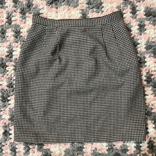 Classic 65 wool Houndstooth Pencil Skirt