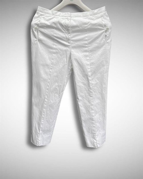 Women Jil Sander Trousers White 38 / M / 46