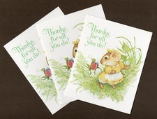 3 Current Inc. Thank You Note Cards, Mouse Gr...