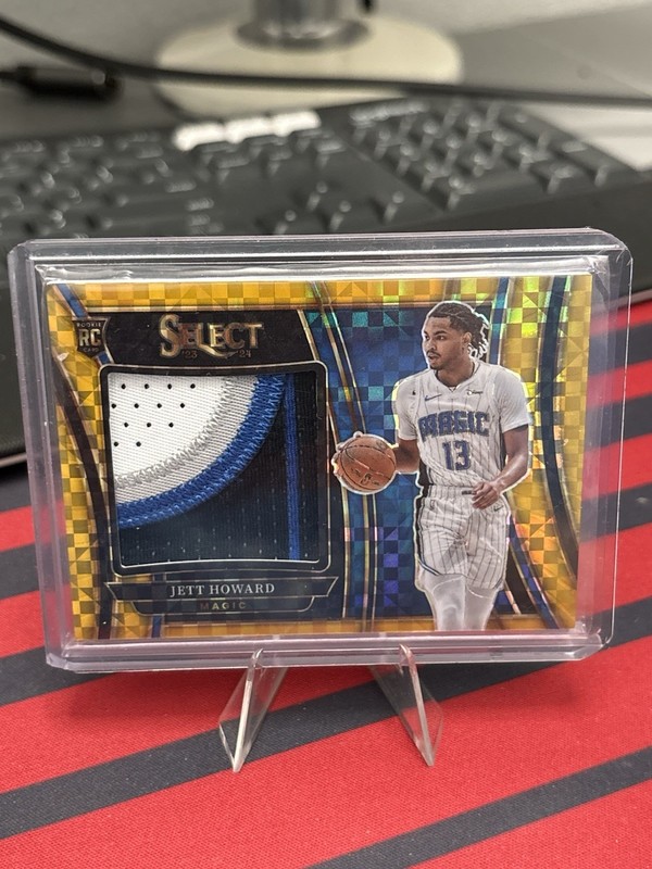 2023-24 Select Jett Howard Rookie Gold Swatch Patch /10 RJS-JT RC