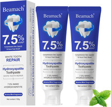 Beamach Hydroxyapatite Toothpaste, Nano 7.5 Hydroxyapatite Toothpaste, Whitenin