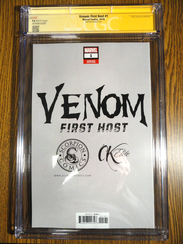 Venom First Host #1 RARE Dell'Otto Signature CGC 9.6 SS Variant 1st Print Marvel - Picture 2 of 4