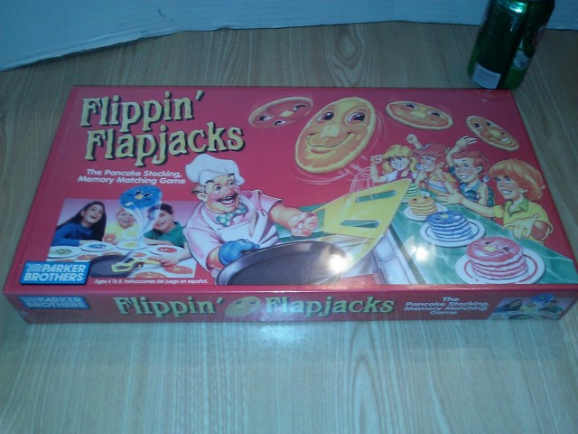 Vintage Flippin Flapjacks Board Game 1990 Complete Parker Brothers - flippin flapjacks memory game factory sealed new 1990 parker brothers 0416