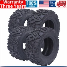 🔥4PCS Front Rear ATV Tires 26x11-12 26x9-12 26x11x12 26x9x12 6PR Mud ATV UTV Ti