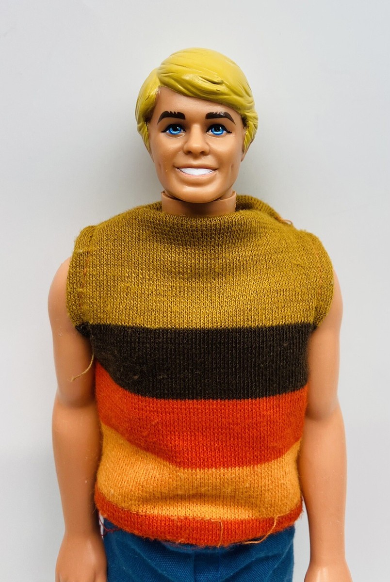K-POP・アジア ken Vintage Mattel Ken Barbie Doll 1968 Blonde Hair Blue Eyes Made In
