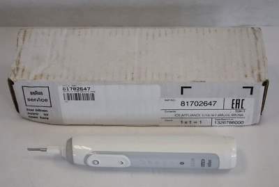 Braun Oral-B Power Handle Replacement Genius X D706 White 6 Mode