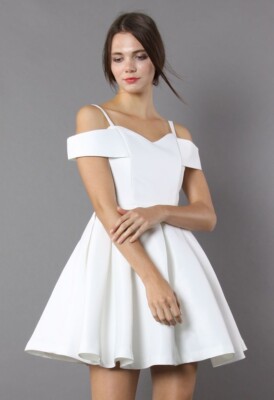 chicwish party dress Lovely Bowknot Sleeveless Paneled Flare Midi Dress in Pink for Cocktail Parties & Afternoon Tea Pink XS