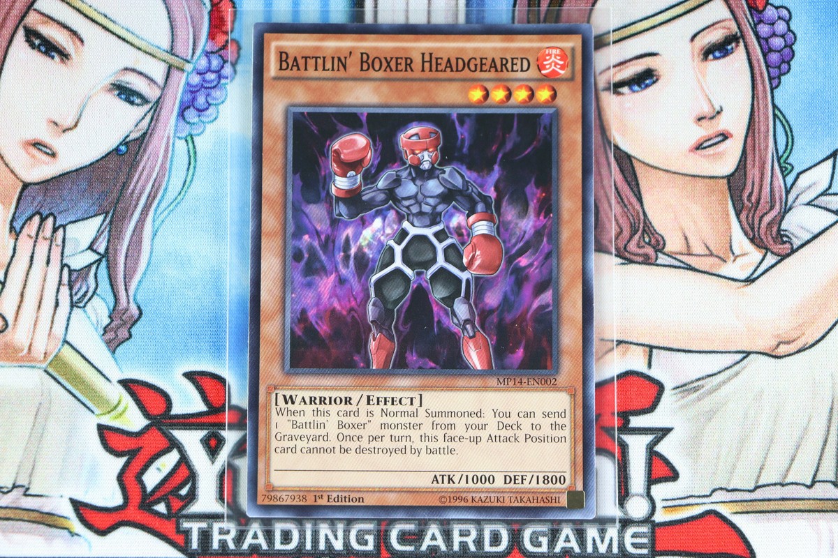 Yu-Gi-Oh! Battlin' Boxer Headgeared - MP14-EN002 Common 1st Edition Card - View #8