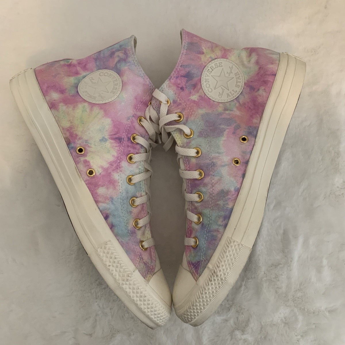 Converse Chuck Taylor All Star タイダイスニーカー CONVERSE ALL STAR CHUCK TAYLOR Custom High Top Tie Dye Shoes