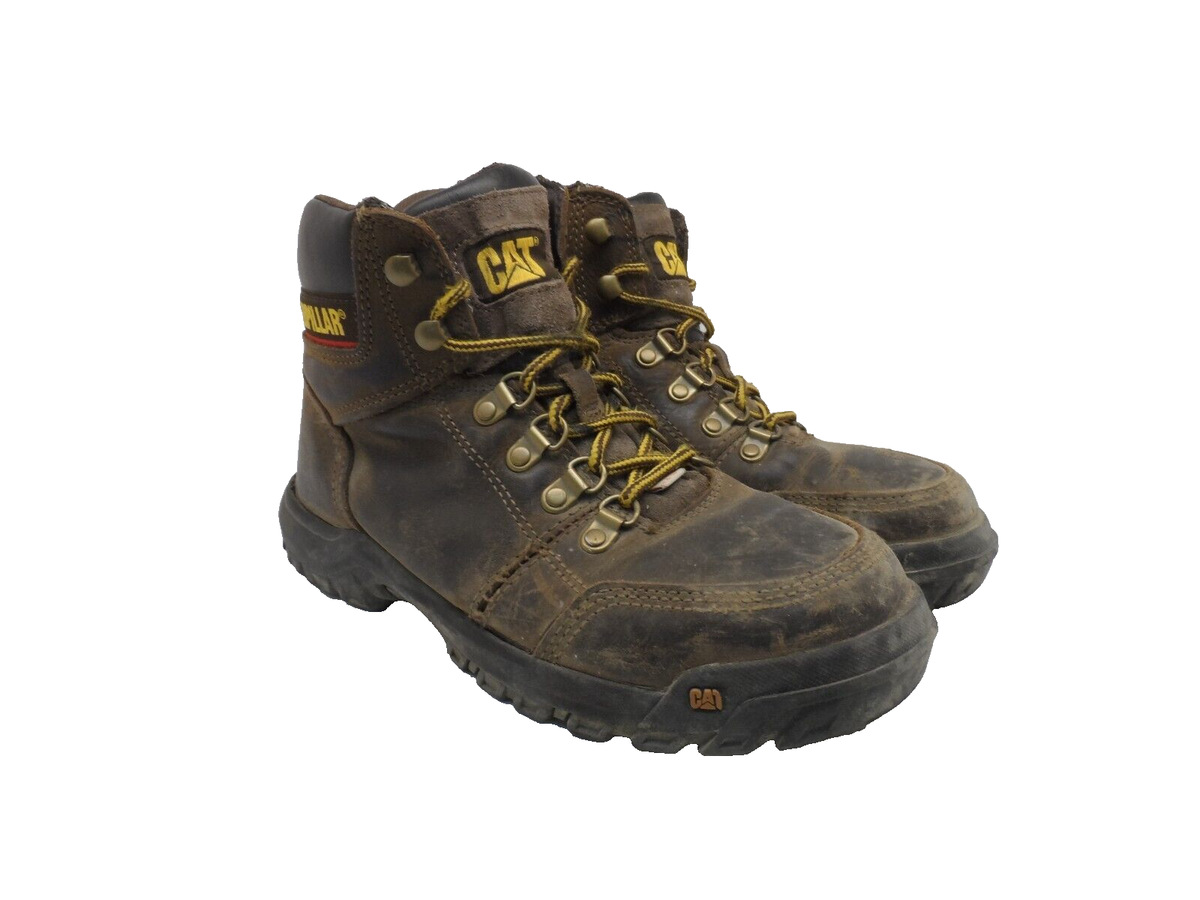 RubbyLeatherページ確認 CATERPILLAR Men's Outline Steel Toe Steel Plate Leather Boots