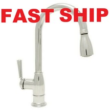 Mirabelle MIRXHA102CP "Hartfield" Single Hole pull-out Spray Kitchen/Bar Faucet