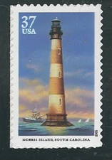 Scott #3789...37 Cent...Southeastern Lighthouses...S. Carolina...2 Stamps